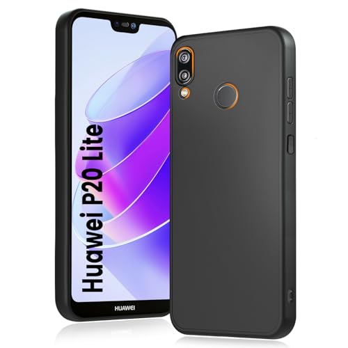HuwaiH Handyhülle für Huawei p20 lite Hülle, Anti-Schock Schutzhülle, Unterstützt kabelloses Laden, Antikratzer Anti-Fingerabdruck rutschfest Schwarz TPU Hülle für p20 lite HuwaiH Handyhülle für Huawei p20 lite Hülle, Anti-Schock Schutzhülle, Unterstützt kabelloses Laden, Antikratzer Anti-Fingerabdruck rutschfest Schwarz TPU Hülle für p20 lite von HuwaiH