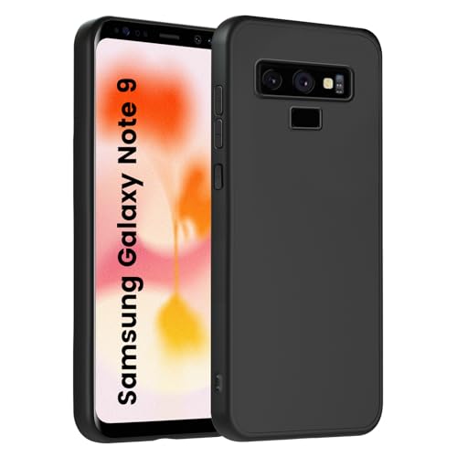 HuwaiH Handyhülle für Samsung Galaxy Note 9 Hülle, Anti-Schock, Antikratzer, Anti-Rutsch Schutzhülle, Unterstützt kabelloses Laden, Anti-Fingerabdruck Case für Samsung Note 9(Schwarz) von HuwaiH