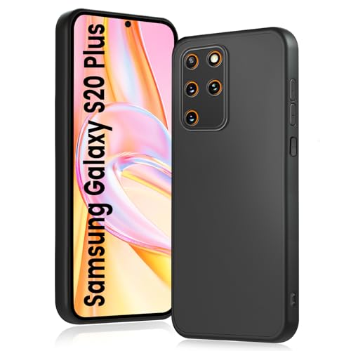 HuwaiH Handyhülle für Samsung Galaxy S20 Plus Hülle, Upgraded Kameraschutz, Anti-Schock Schutzhülle, Unterstützt kabelloses Laden, Antikratzer Anti-Fingerabdruck Schwarz TPU Hülle für S20 Plus HuwaiH Handyhülle für Samsung Galaxy S20 Plus Hülle, Upgraded Kameraschutz, Anti-Schock Schutzhülle, Unterstützt kabelloses Laden, Antikratzer Anti-Fingerabdruck Schwarz TPU Hülle für S20 Plus von HuwaiH