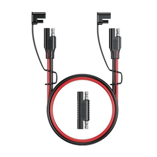 Hxhsgmeh 14AWG SAE auf SAE Verlängerungskabel, Schnellanschluss-Trennkabel, Netzteil, Batterieladekabel für Auto, Wohnmobil, Motorrad von Hxhsgmeh