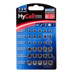 HyCell Knopfzellen-Set 1,5 V von HyCell