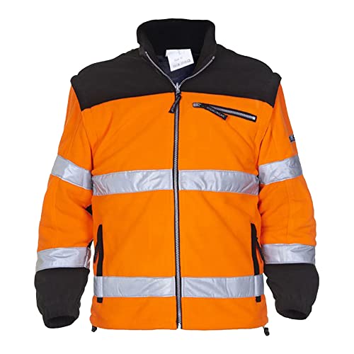 EN 471 Vlies in Toptex, orange/schwarz von Hydrowear