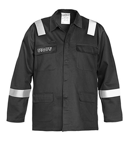 Hydrowear 043505ZW Melk Arbeitsjacke FR/AS Schwarz Größe 54 von Hydrowear