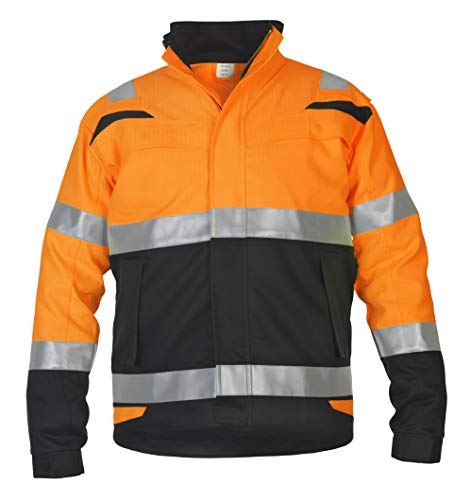 Hydrowear 043612OB, MINSK, Sommer Arbeitsjacke Multi Inherent, Signalorange / Schwarz, Größe 60 von Hydrowear