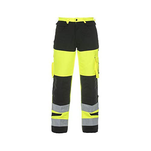 Hydrowear 044474OB-64 S HERTFORD Trendy High Visible Line Bundhose, Hi-Vis Orange/Black, Größe 64/S von Hydrowear