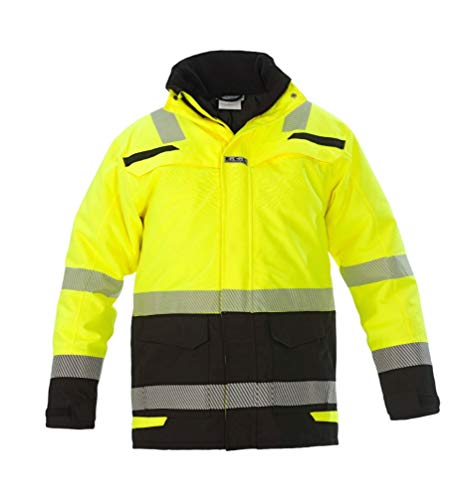 Hydrowear 072398YBP Uddel Abnehmbarer Parka Gelb/Schwarz Größe XXL von Hydrowear