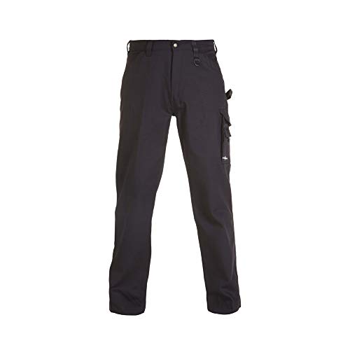 Hydrowear 42804-48S ROOSENDAAL Constructorline Bundhose, Black, Größe 48/S von Hydrowear