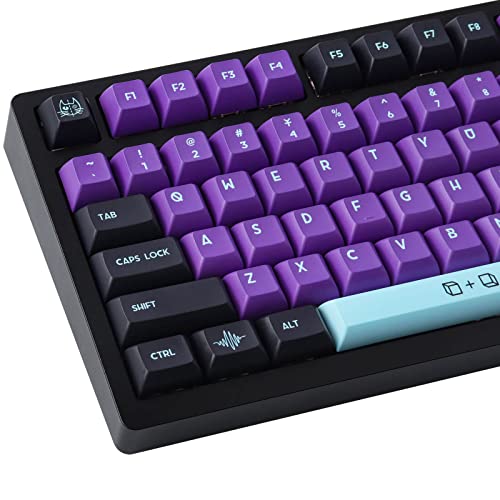 Hyekit Original Tastenkappen 143 Tasten Quantum Mechanik PBT Tastenkappen KCA Profil Farbstoff-Sublimation Benutzerdefinierte Tastenkappen für Cherry Gateron MX Switches Mechanische Tastatur von Hyekit