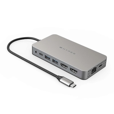 Hyper Drive Dual 4K HDMI 10-in-1 USB-C Hub von Hyper