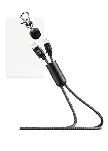 Hyper Drive Schlüsselanhänger 20 cm - USB-Typ-C auf Lightning-Kabel - Apple-Zertifiziert, HD-CLM302 von Hyper