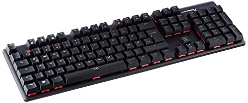 HyperX Alloy Origins – RGB Mechanische Gaming Tastatur, HyperX Red switches (QWERTZ deutsches layout), Schwarz von HyperX