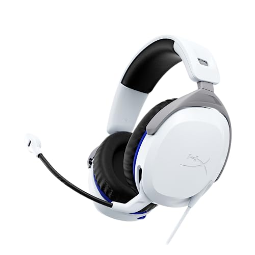 HyperX Cloud Stinger 2 – Gaming Headset for Playstation, Signature Comfort, Adjustable Headband, Wired, White von HyperX