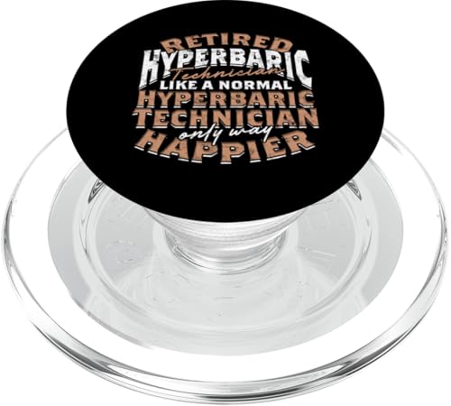 Überdrucktechnologe Überdrucktechniker PopSockets PopGrip für MagSafe von Hyperbaric Technician Gifts for Women and Men