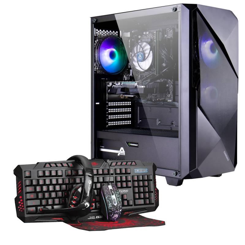 HYRICAN Striker 7335 AMD Ryzen 5 5500, 32GB DDR4 RAM, 960GB SSD, NVIDIA GeForce RTX 4060, Windows 11 Home von Hyrican