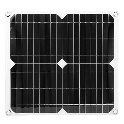 Solar-Ladeplatine, Solarpanel, Halbflexibles Solarpanel, Ladeplatine, Handy-Ladegerät für Outdoor-Reisen, Camping, 25 W, 5 V-Solarmodule von Hyuduo