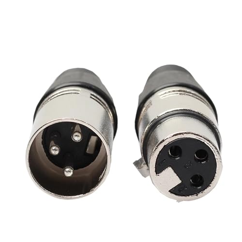 Hyuwdai 8-32 STÜCKE 3PIN Stecker Männlich Weiblich MIC Schlange Stecker Kabel Anschlüsse Mikrofon Audio Kabel Stecker Stecker Adapter(16PCS) von Hyuwdai