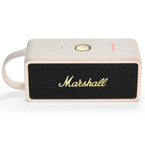 Hzycwgone Silikonhülle für Marshall Emberton III Bluetooth Tragbarer Lautsprecher,für Marshall Emberton 3rd Reisetasche Schutzhülle Tragetasche Zubehör(Cream Silikonhülle) von Hzycwgone