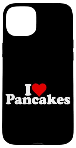 Hülle für iPhone 15 Plus I love heart pancakes hot cake grill cake FLAPJACKS von I HEART LOVE PANCAKES