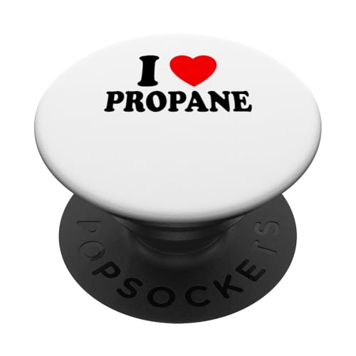 I Heart (Love) Propan Grillen BBQ Sommer Outdoor Kochen PopSockets mit austauschbarem PopGrip von I Heart (Love) Propane Designs