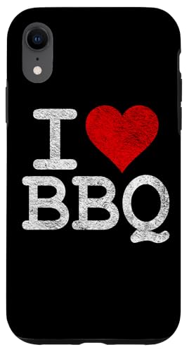 Hülle für iPhone XR I Love BBQ I Heart Grill Smoker Outdoor Kochen von I LOVE BBQ I HEART BARBECUE APPAREL