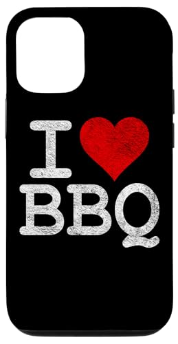 I Love BBQ I Heart Grill Smoker Outdoor Kochen Hülle für iPhone 12/12 Pro von I LOVE BBQ I HEART BARBECUE APPAREL