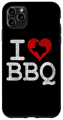 Hülle für iPhone 11 Pro Max I Love Texas BBQ I Heart Barbecue Soße Grill Smoker Fire von I LOVE TEXAS BBQ I HEART BARBECUE APPAREL