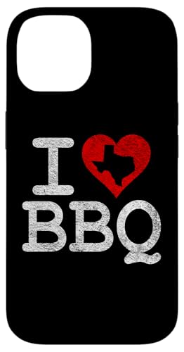 Hülle für iPhone 14 I Love Texas BBQ I Heart Barbecue Soße Grill Smoker Fire von I LOVE TEXAS BBQ I HEART BARBECUE APPAREL