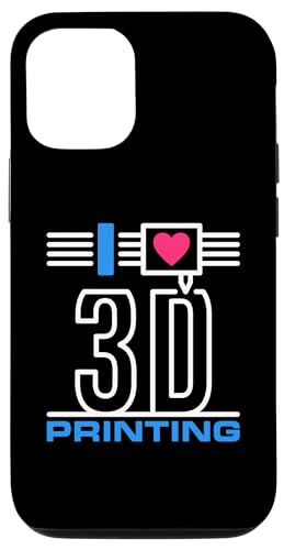 Hülle für iPhone 15 Pro I Love 3D-Druckdüse und Filament für 3D-Drucker, Nerds von I Love 3D Printing Minimal Designs