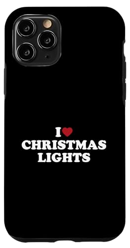 Hülle für iPhone 11 Pro Ich liebe Weihnachtsbeleuchtung, ich liebe Weihnachtsbeleuchtung von I Love Christmas Lights