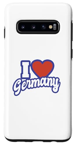 Hülle für Galaxy S10 Ich liebe Deutschland von I Love Countries