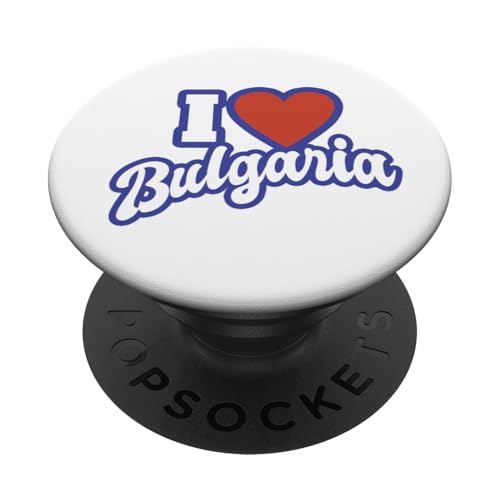 Ich liebe Bulgarien PopSockets mit austauschbarem PopGrip von I Love Countries