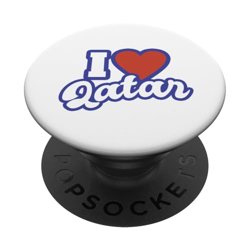 Ich liebe Katar PopSockets mit austauschbarem PopGrip von I Love Countries