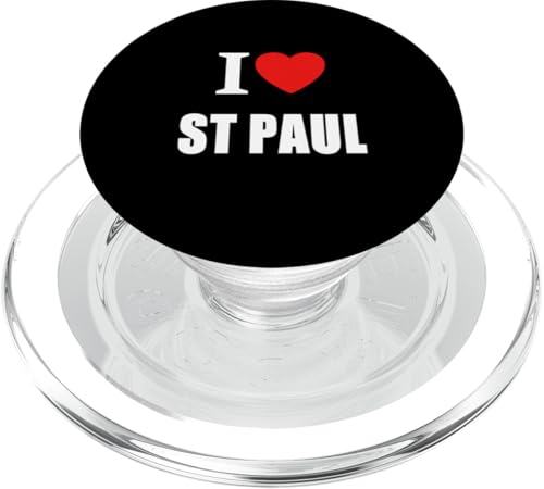 Erinnerungsstück Ich liebe St. Paul“ PopSockets PopGrip für MagSafe von I Love Inspirational Motivational Designs