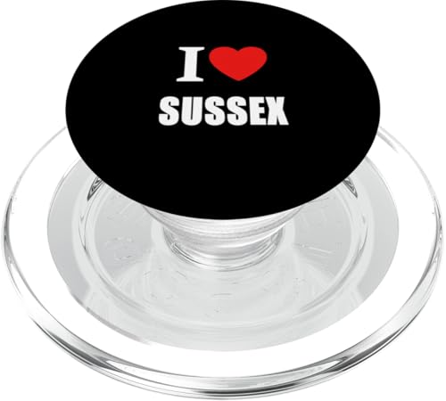 Ich liebe Sussex Souvenir Memory PopSockets PopGrip für MagSafe von I Love Inspirational Motivational Designs