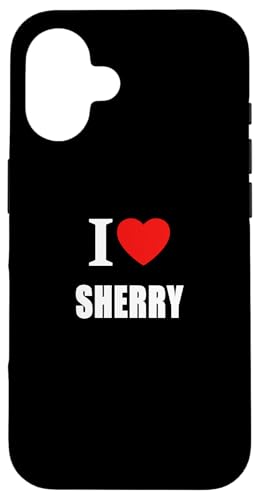 Hülle für iPhone 16 I Love Sherry For Sherry Drinkers Oma von I Love Inspirational Motivational Designs