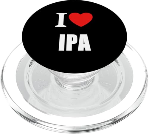 I Love IPA India Pale Ale für Männer, Frauen und Studenten PopSockets PopGrip für MagSafe von I Love Inspirational Motivational Designs