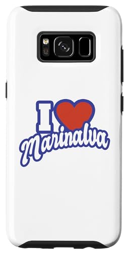 Hülle für Galaxy S8 Ich liebe Marinalva von I Love Names