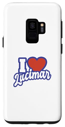 Hülle für Galaxy S9 Ich liebe Lucimar von I Love Names