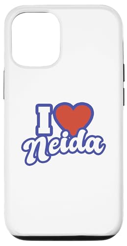 Hülle für iPhone 14 Pro Ich liebe Neida von I Love Names