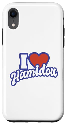 Hülle für iPhone XR Ich liebe Hamidou von I Love Names