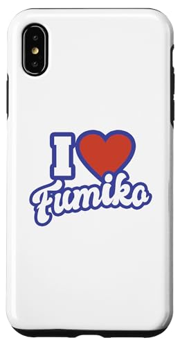 Hülle für iPhone XS Max Ich liebe Fumiko von I Love Names