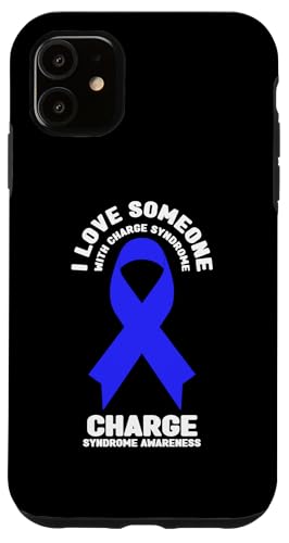 Hülle für iPhone 11 Ich liebe jemanden mit Bewusstsein für das Charge-Syndrom von I Love Someone With Charge Syndrome Apparel.