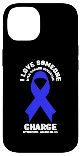 Hülle für iPhone 14 Ich liebe jemanden mit Bewusstsein für das Charge-Syndrom von I Love Someone With Charge Syndrome Apparel.