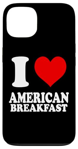 Hülle für iPhone 13 I Love American Breakfast von I Love... Apparel