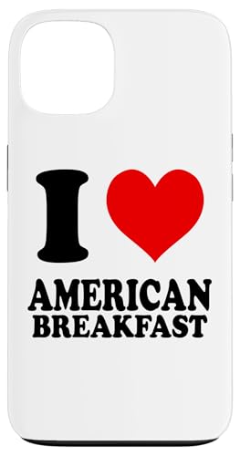 Hülle für iPhone 13 I Love American Breakfast von I Love... Apparel