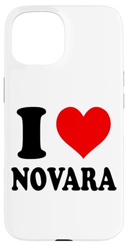 Hülle für iPhone 15 I Love Novara Italien von I Love... Apparel