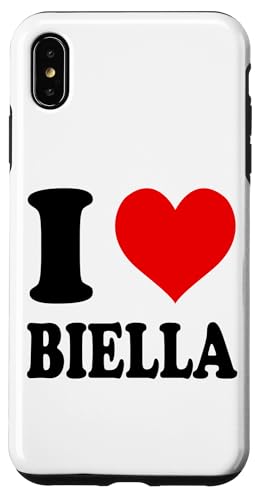 Hülle für iPhone XS Max I Love Biella Italien von I Love... Apparel