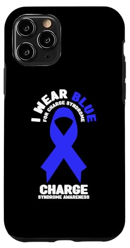 Hülle für iPhone 11 Pro Ich trage Blau, um auf das Charge-Syndrom aufmerksam zu machen von I Wear Blue Charge Syndrome Awareness Apparel.