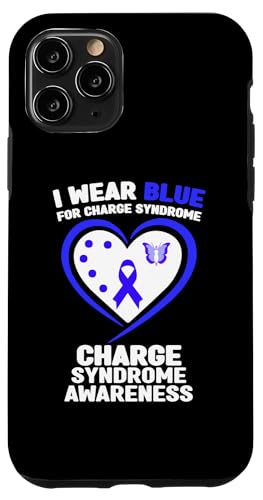 Hülle für iPhone 11 Pro Ich trage Blau, um auf das Charge-Syndrom aufmerksam zu machen von I Wear Blue Charge Syndrome Awareness Apparel.