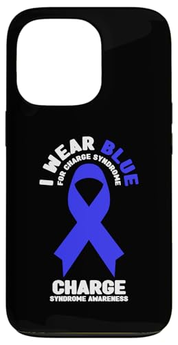 Hülle für iPhone 13 Pro Ich trage Blau, um auf das Charge-Syndrom aufmerksam zu machen von I Wear Blue Charge Syndrome Awareness Apparel.